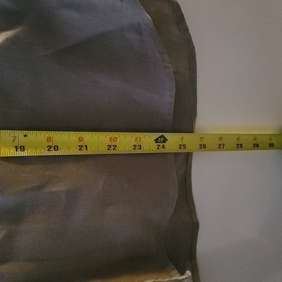 Cloth & Stone Linen Button Down Collared Blouse Top Size Medium Sage Green - Picture 10 of 10